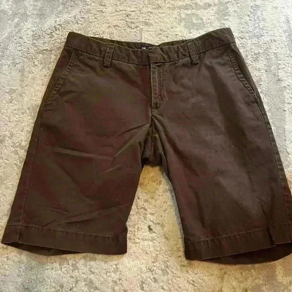 Brown Gap Mom Shorts Y2K - Picture 1 of 3
